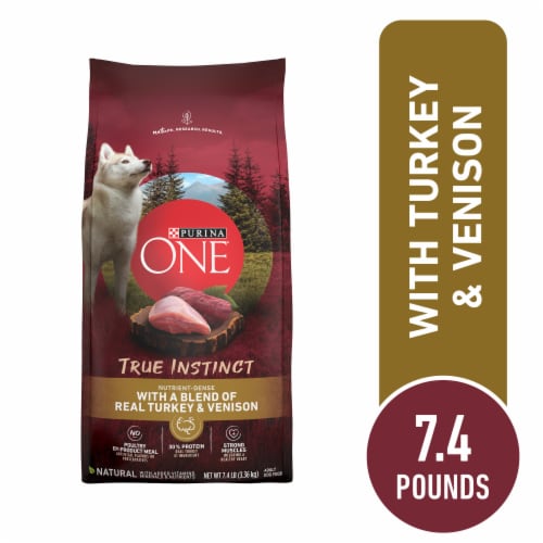 Purina ONE True Instinct Adult Dry Dog Food Turkey & Venison - Purina ONE True Instinct Adult Dry Dog Food Turkey & Venison