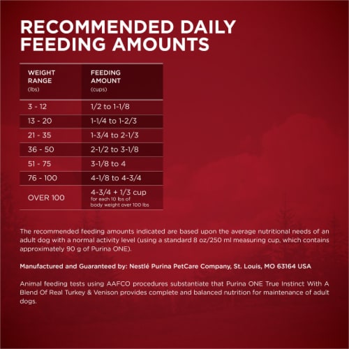 Purina ONE True Instinct Adult Dry Dog Food Turkey & Venison - Purina ONE True Instinct Adult Dry Dog Food Turkey & Venison