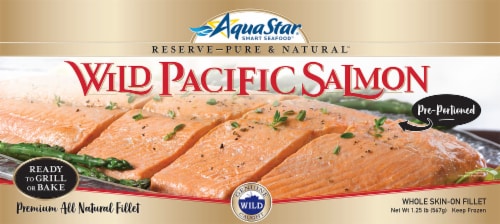 Aqua Star Wild Pacific Salmon Fillet - Aqua Star Wild Pacific Salmon Fillet