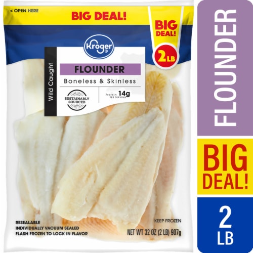 Kroger® Wild Caught Pink Salmon Fillets Frozen BIG DEAL! - Flounder