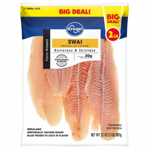 Kroger® Wild Caught Pink Salmon Fillets Frozen BIG DEAL! - Swai